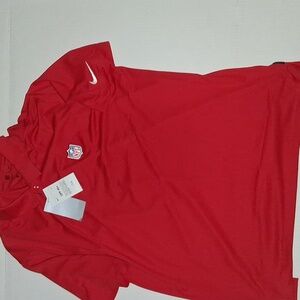 Nike NFL On-Field Apparel Polo Dri-Fit XXL Red NWT
